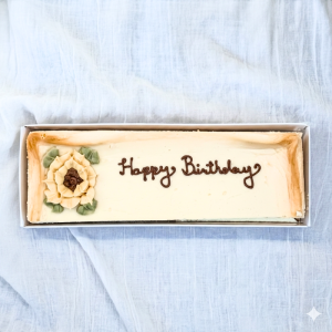 עוגת פס גבינה אפויה Dr. Frosting -  עם כיתוב